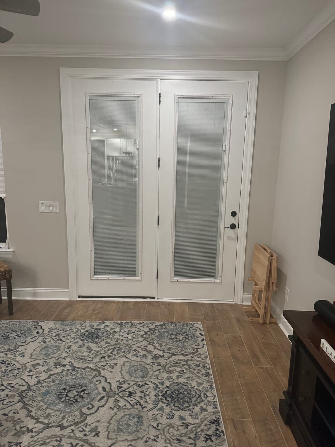 Customer photo review of Raise & Lower Blinds Glass and Frame Kit (Tall Full Lite)