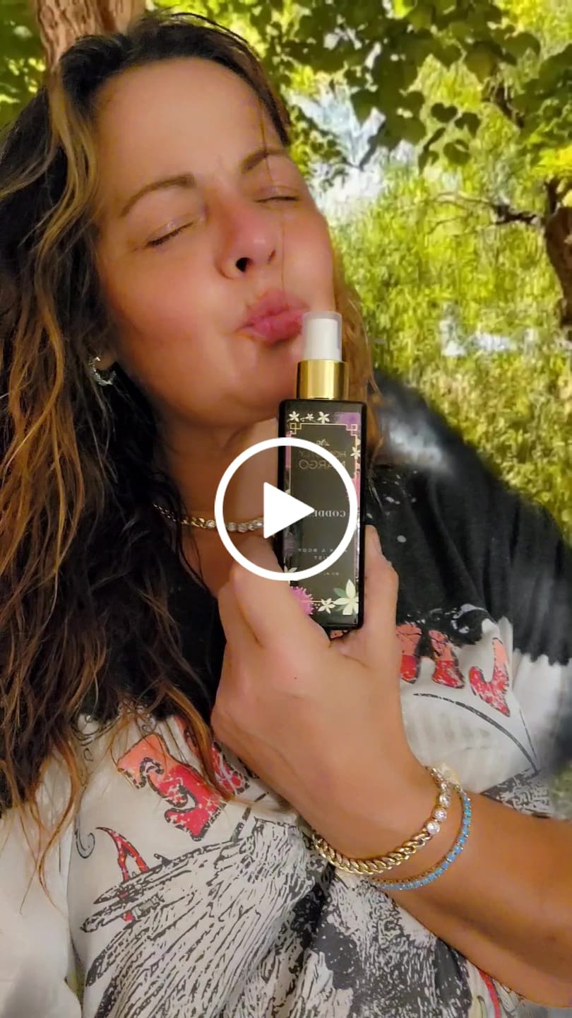Customer video review of Goddess Hair & Body Mist