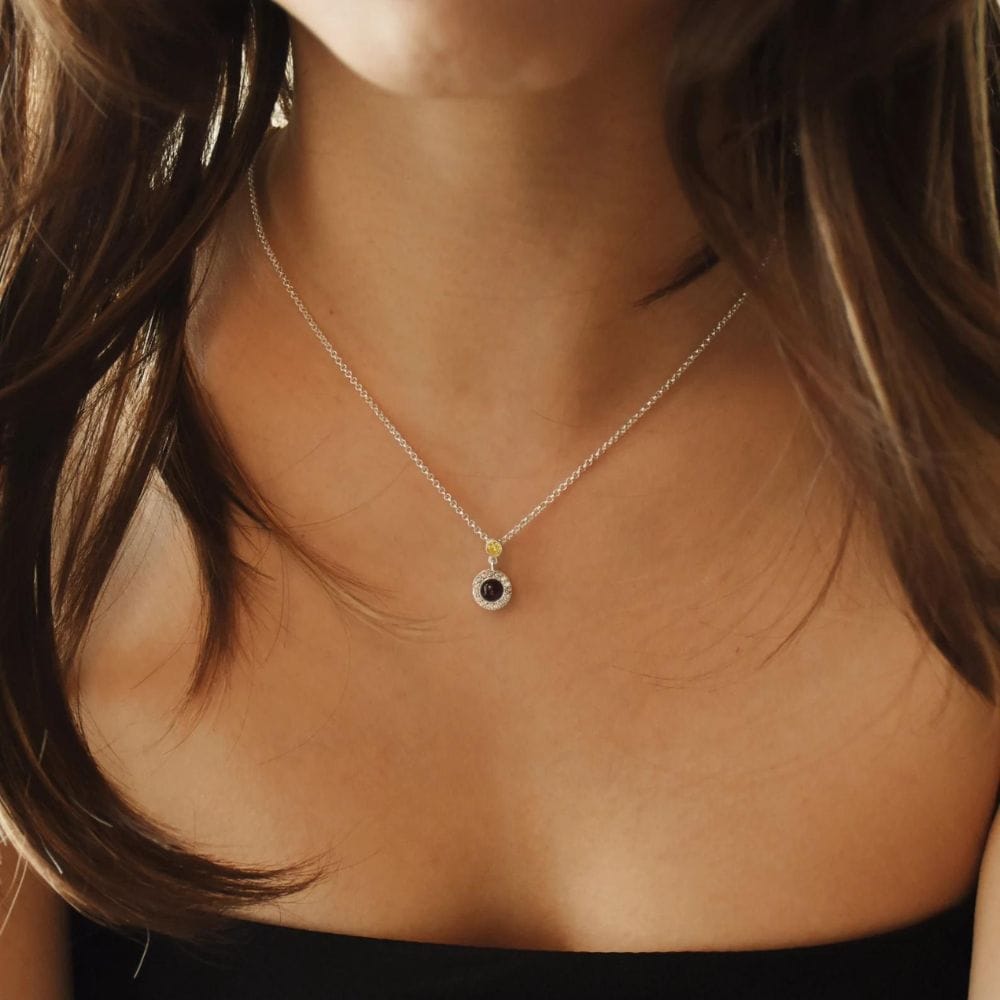 Customer photo review of Halo Photo Necklace