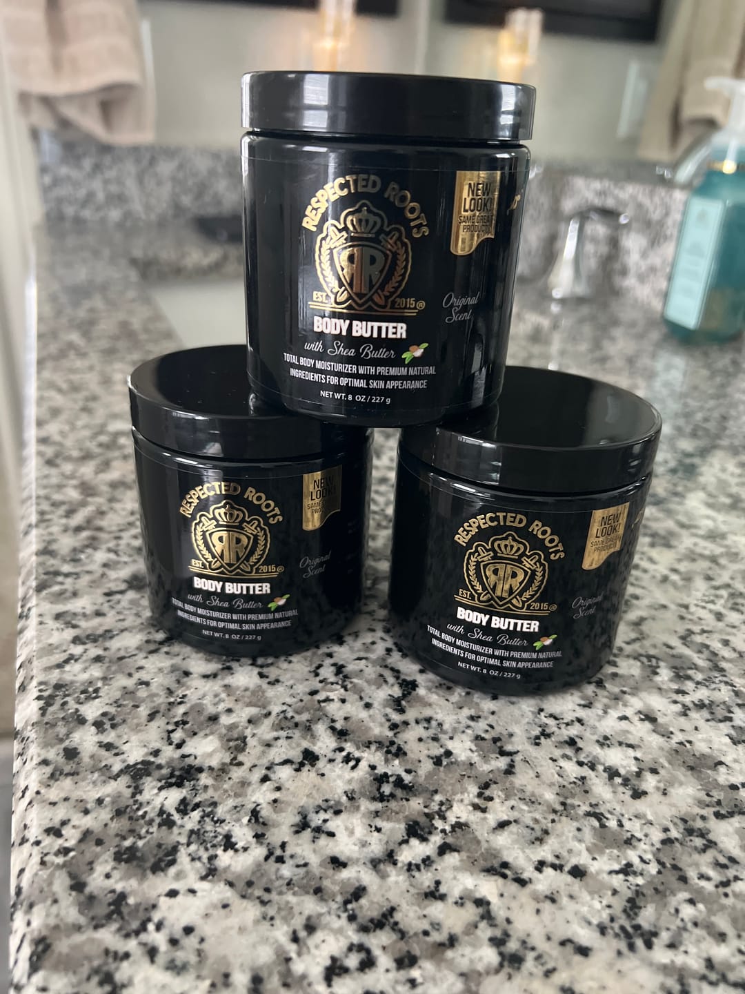 Customer photo review of Respected Roots Body Butter (Original Scent 8oz)