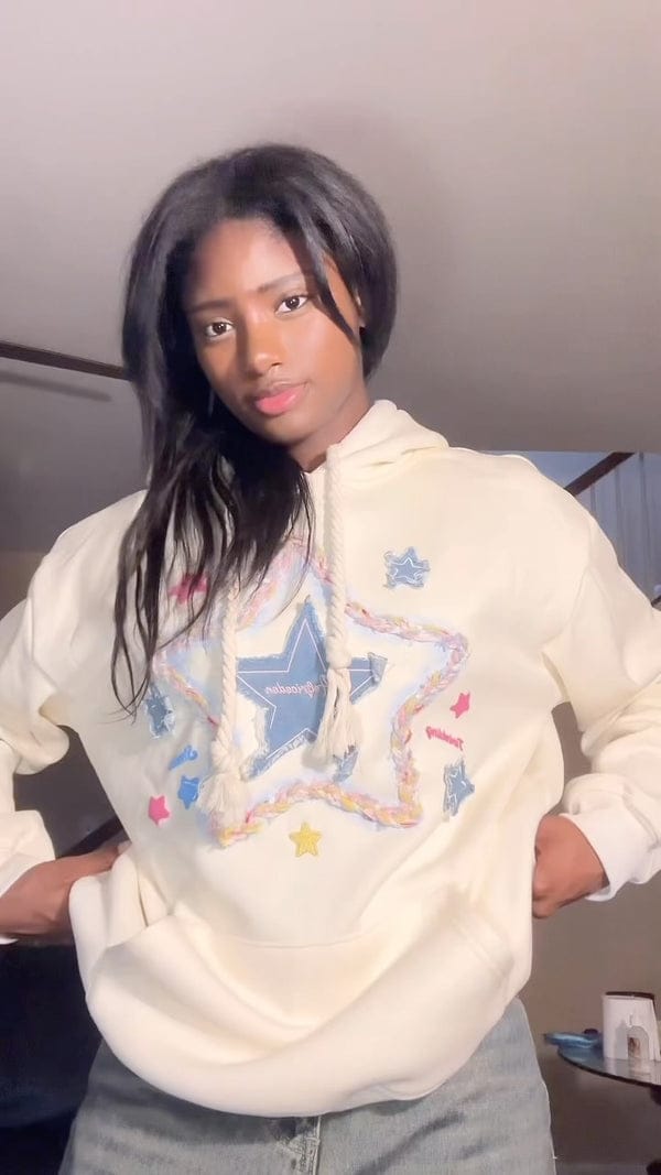Customer photo review of Aelfric Eden Oversized Star Hoodie