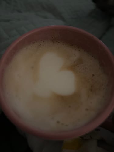 Customer photo review of Salted Caramel Coffee Syrup