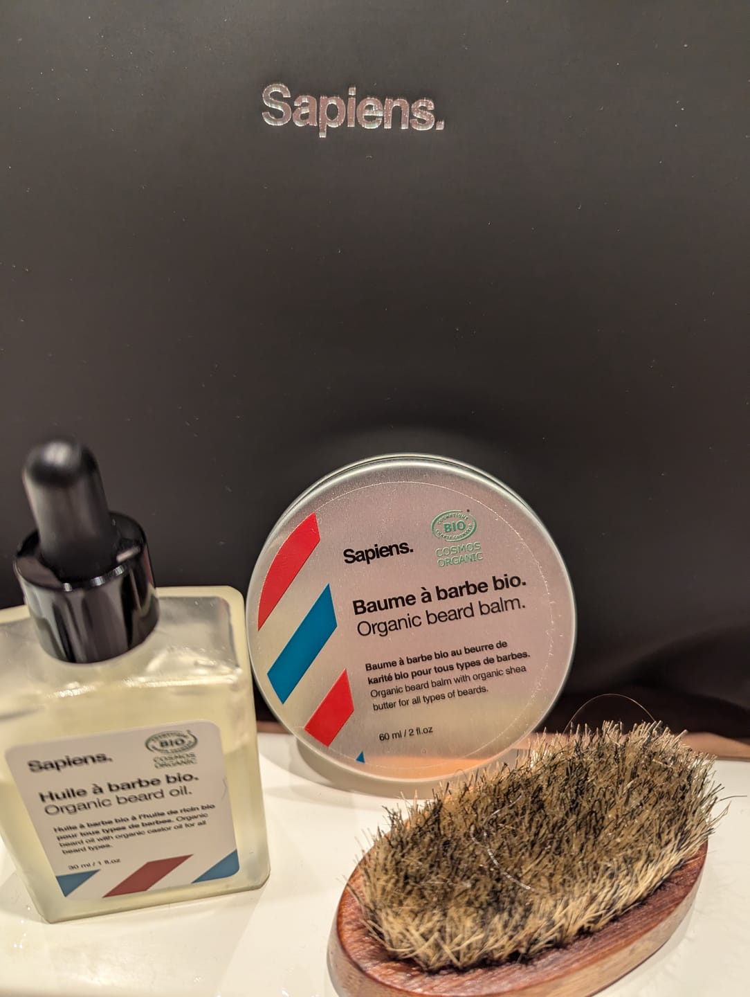 Customer photo review of Baume à barbe bio