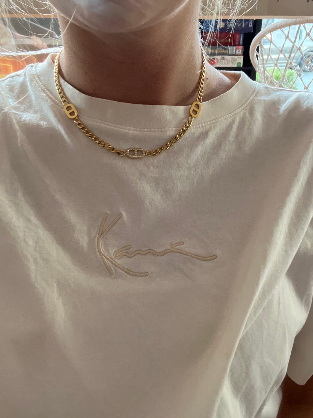 Customer photo review of Prestige 2 Halskette | 18K vergoldet