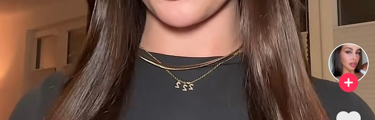 Customer photo review of Snake Skin Kette | 18K vergoldet