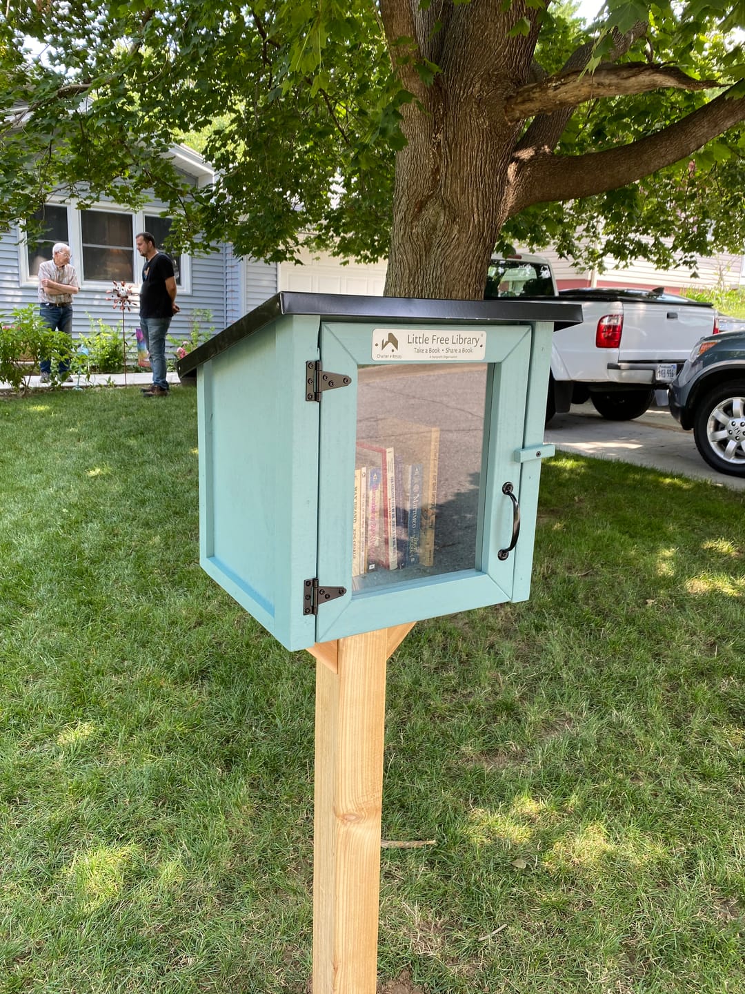 Customer photo review of Library Post with Topper Kit