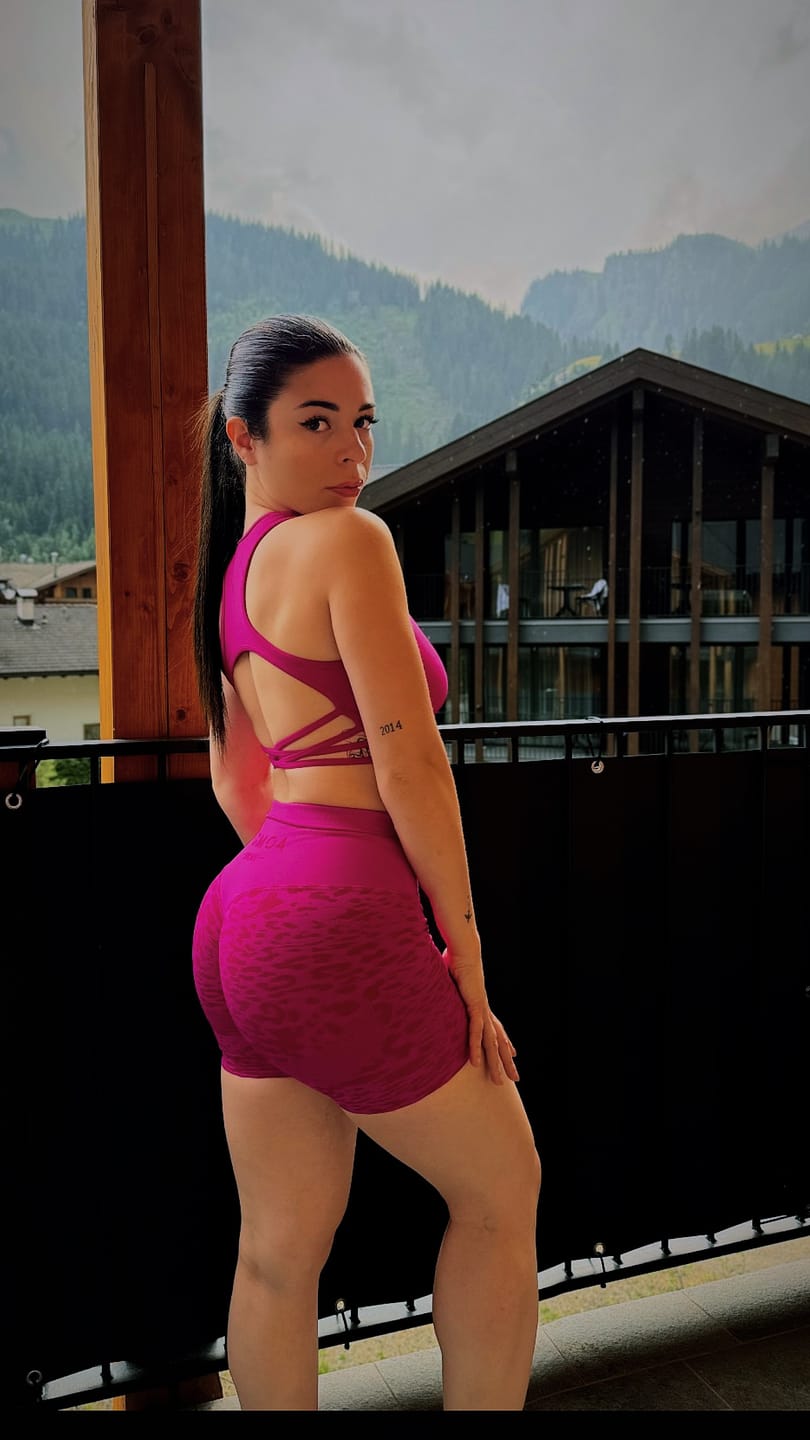 Customer photo review of Shorts Jungle Leopardo Fuxia