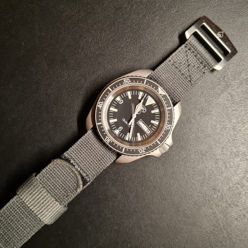 Customer photo review of Glomar Explorer - Hook And Loop Watch Strap
