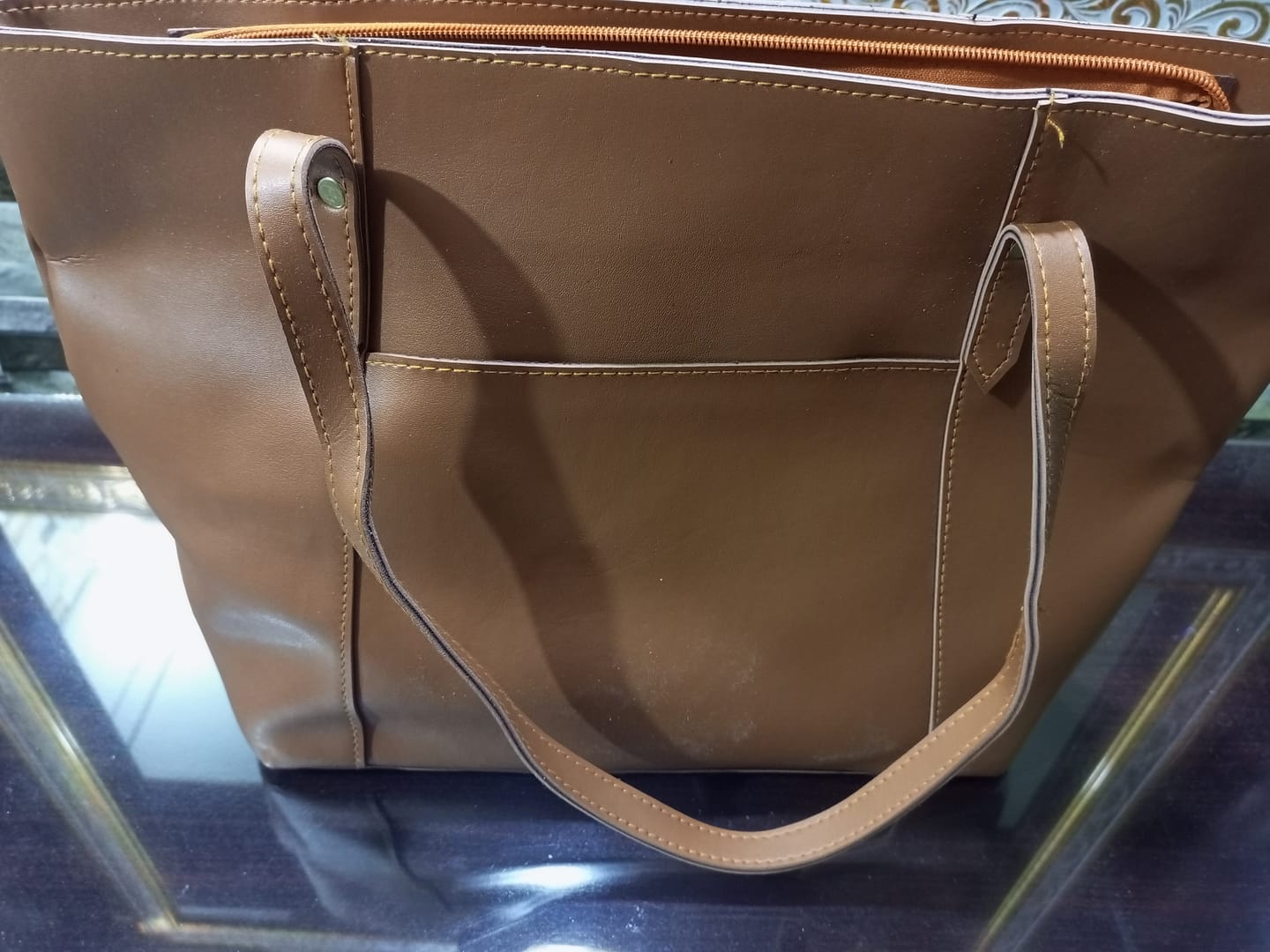 Customer photo review of Brown Belle The Tote Bag