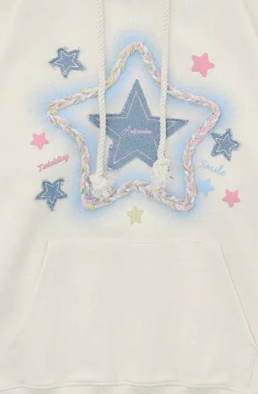 Customer photo review of Aelfric Eden Oversized Star Hoodie