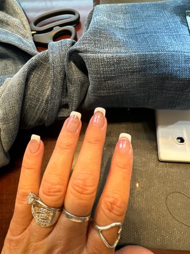Customer photo review of Teardrop Aquamarine Ring Sterling Silver