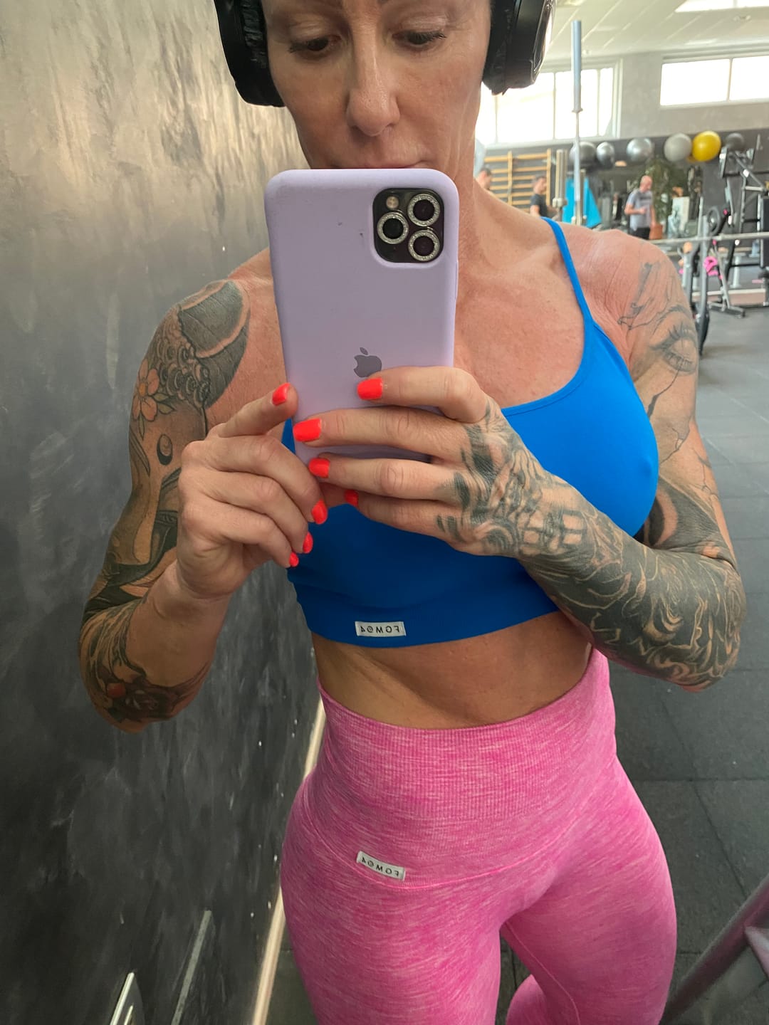 Customer photo review of Leggings Pulsar Fuxia