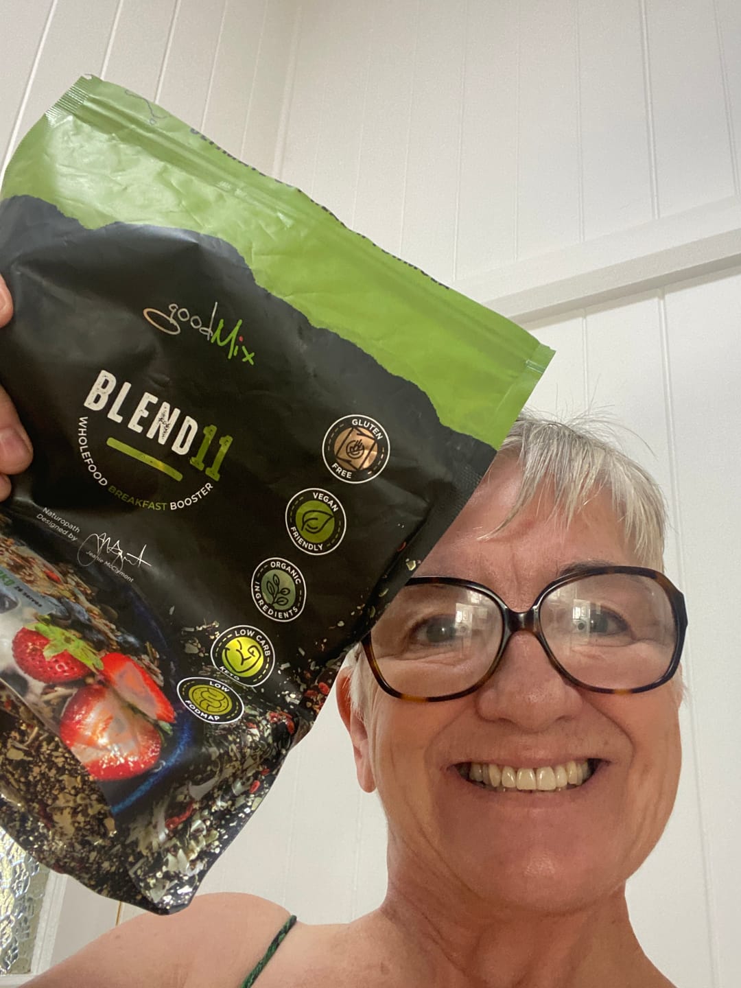Customer photo review of Blend11: Low FODMAP, low carb, gluten free bircher muesli (Best Poos Ever!)