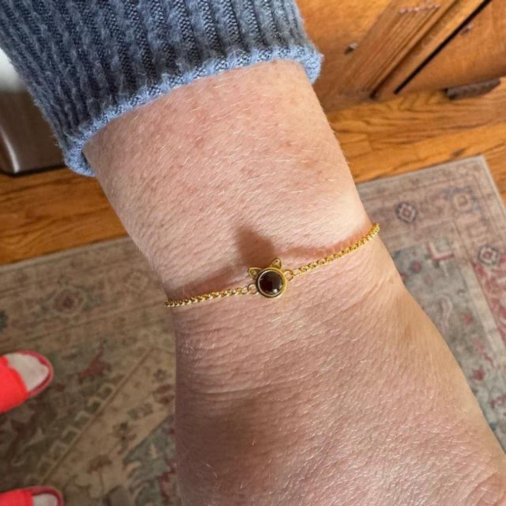 Customer photo review of Cat Photo Bracelet