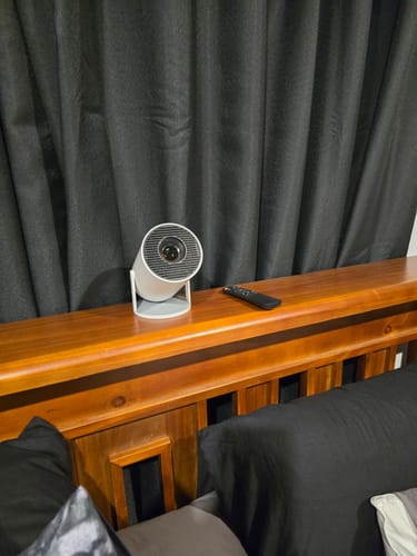 Customer photo review of MovieHub™ Ultra HD Projector + FREE Projector Screen
