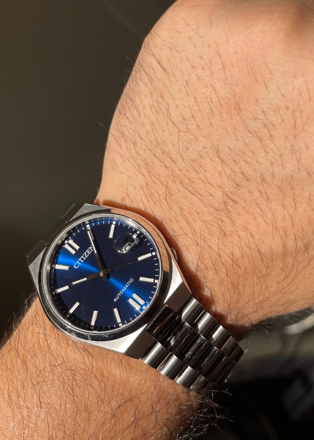 Customer photo review of Reloj Citizen Automatic NJ0150-81L Tsuyosa Sapphire Azul 40mm