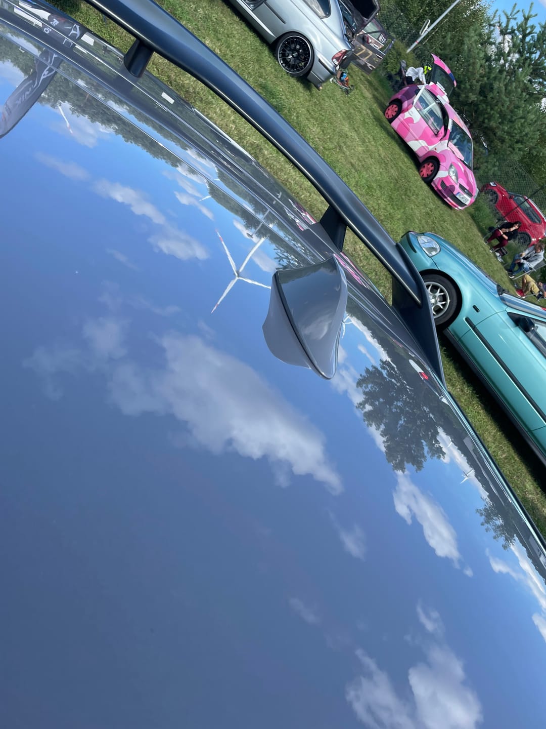 Customer photo review of 'Shark Fin' Aerial (Painted) - Mk3/3.5 Ford Focus / Mk8 Ford Fiesta