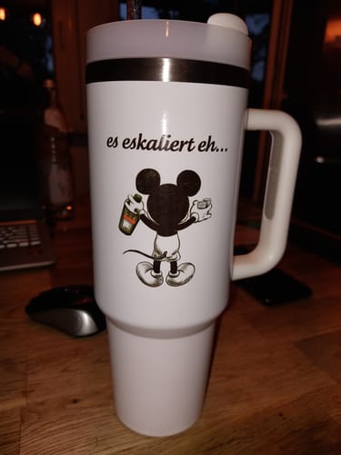 Customer photo review of MOUSE - Personalisierbarer Thermobecher