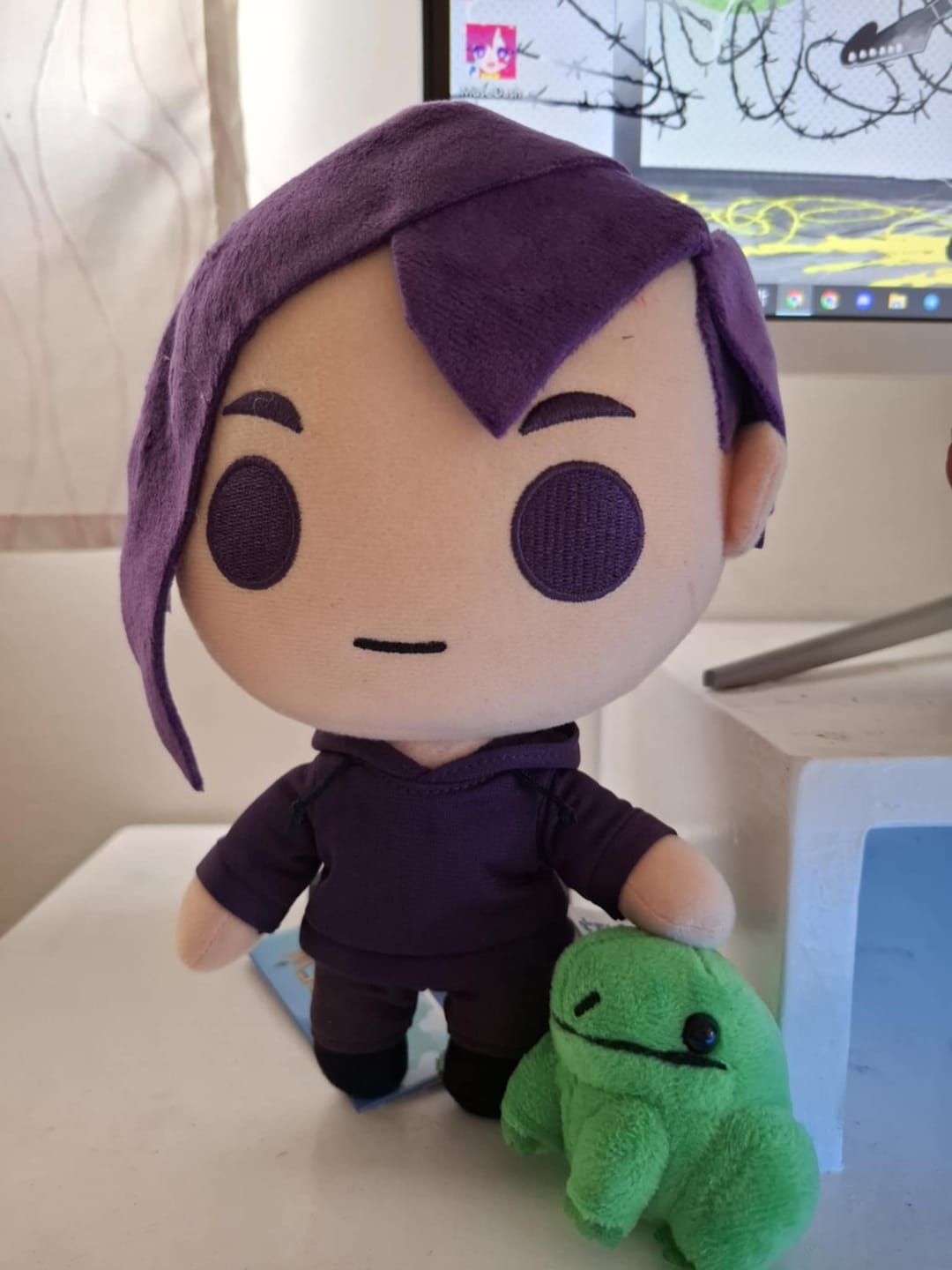 Customer photo review of Stardew Valley - Sebastian Collector's Plush