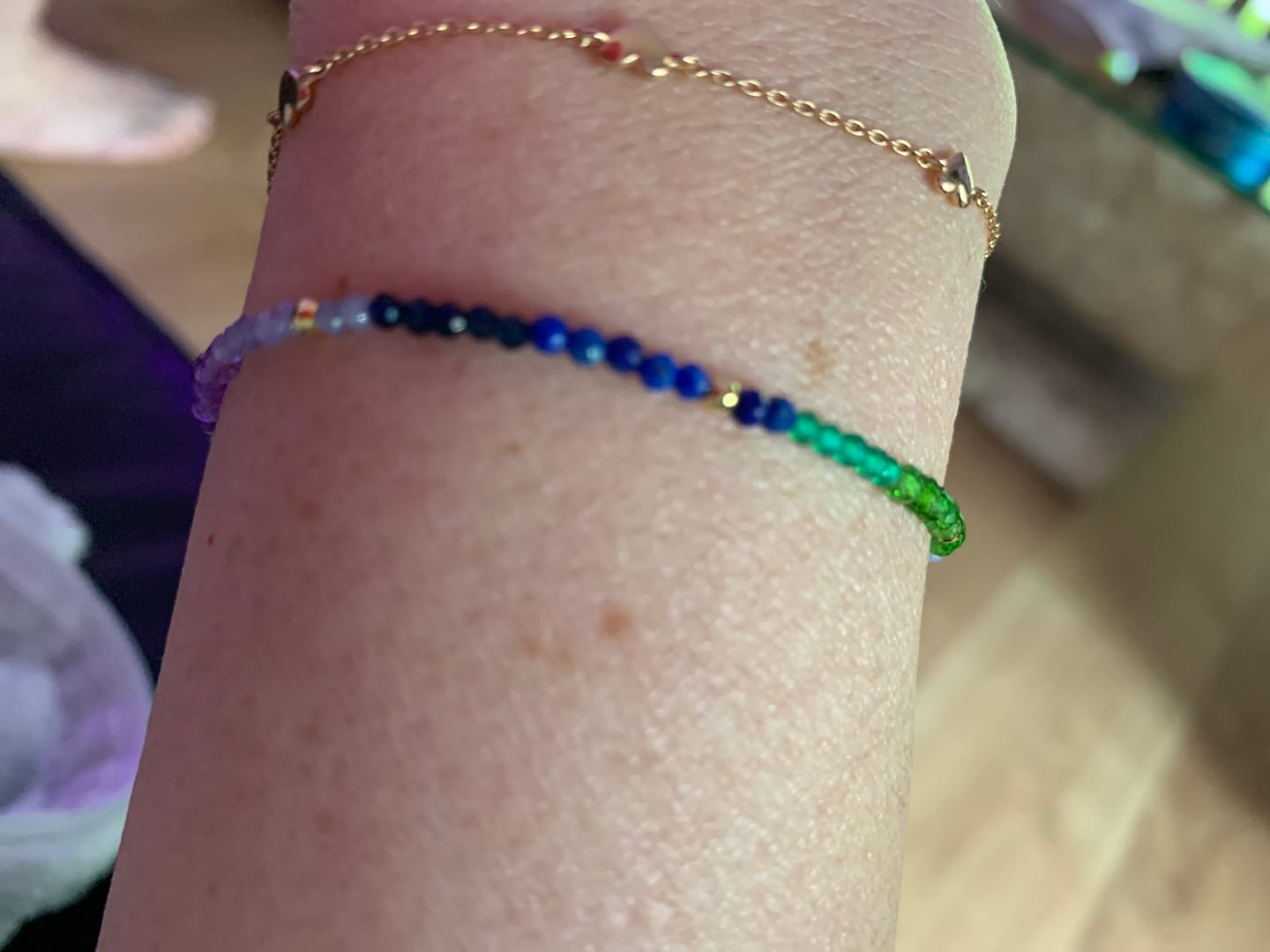Customer photo review of Bracelet 7 chakras