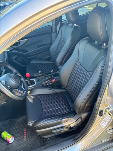 Customer photo review of 2022+ Subaru WRX Premium Custom Seat Covers