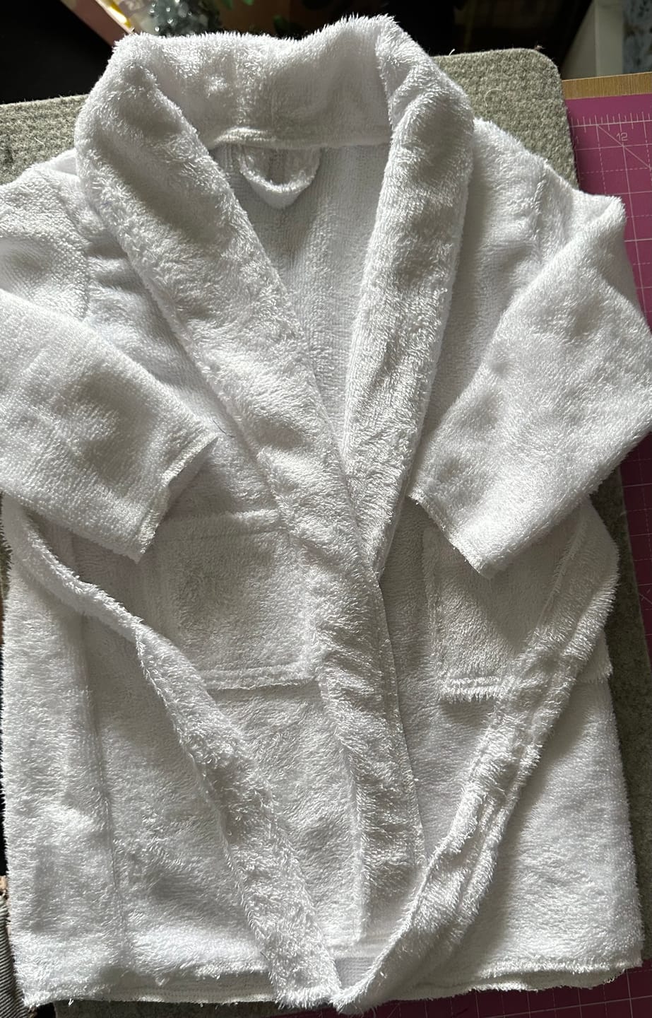 Customer photo review of Bamboo Towelling Fabric