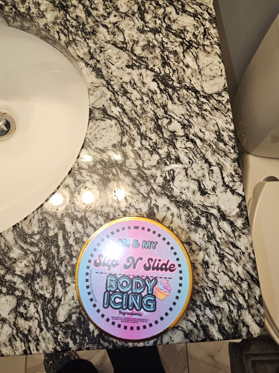 Customer photo review of Slip N Slide Body Icing