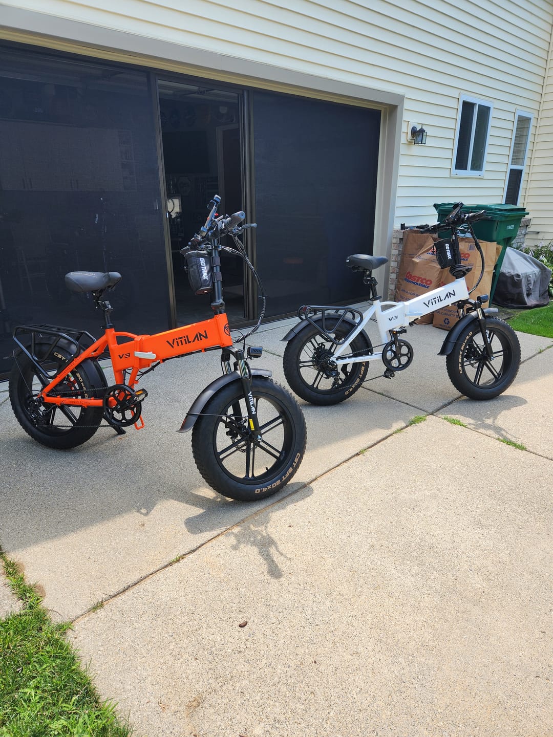 Customer photo review of V3 2.0 Folding Fat Tires Adult All Terrain Electric Bike