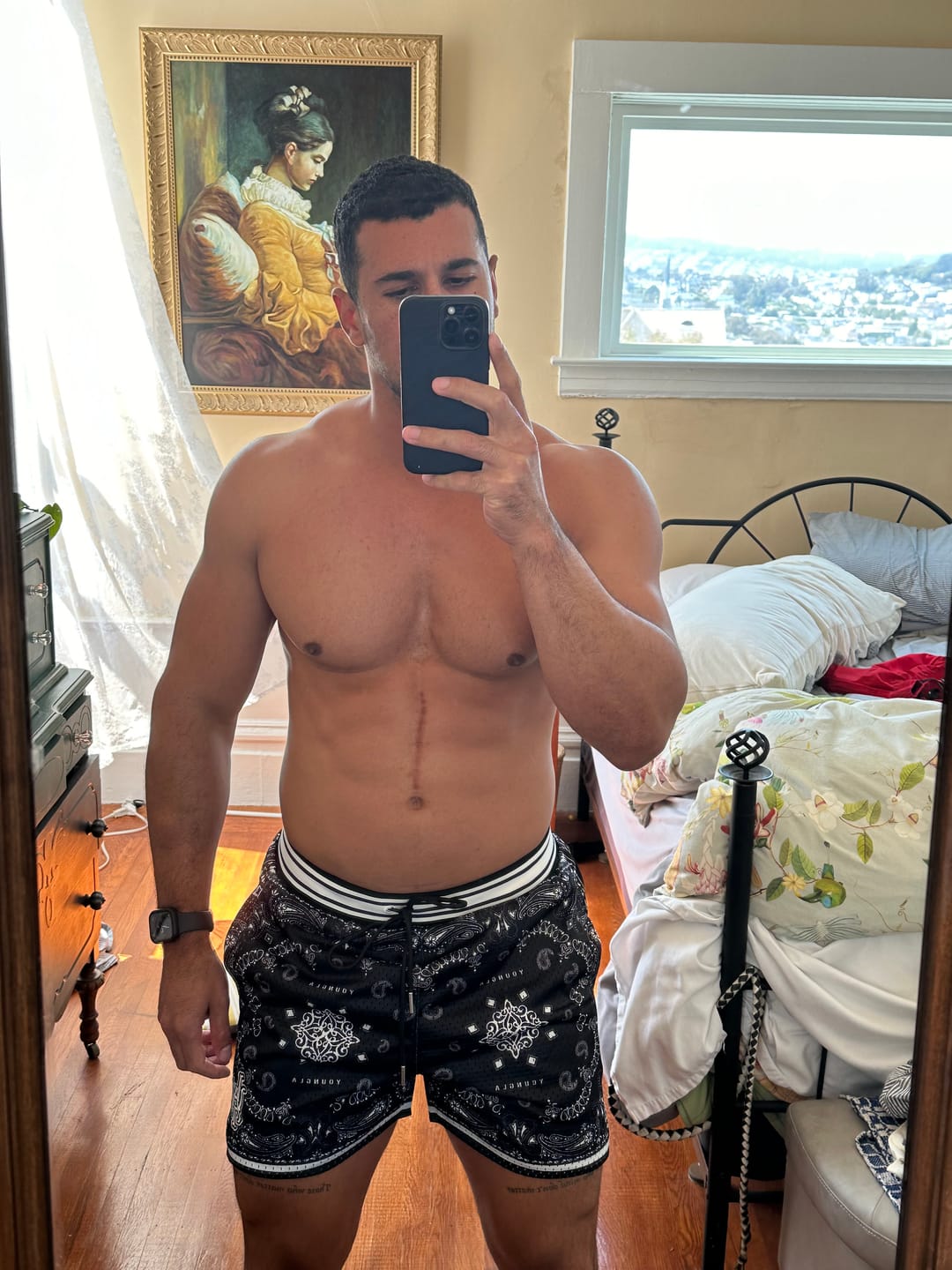 Customer photo review of 132 Infamous Bandana Shorts