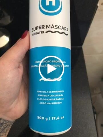 Customer video review of Super Máscara Hidratei 500g