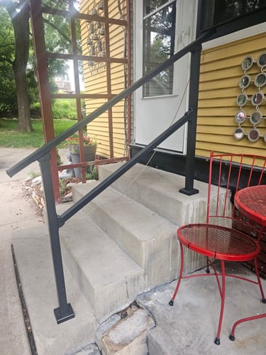 Customer photo review of Stair Handrail Kit