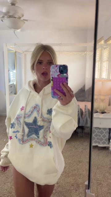 Customer photo review of Aelfric Eden Oversized Star Hoodie