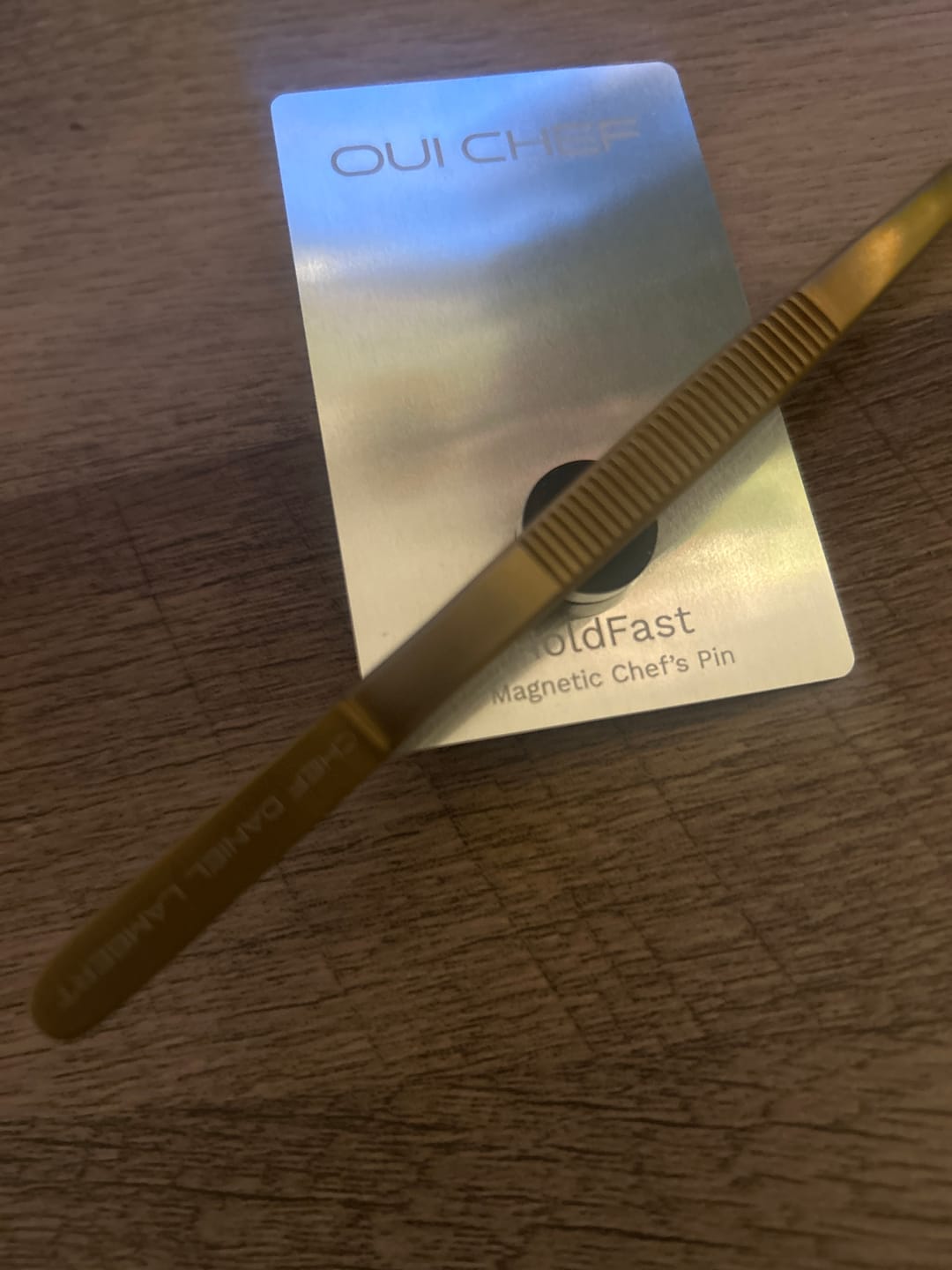 Customer photo review of Small Straight SuperFine Tweezers & Holdfast Magnetic Pin Bundle