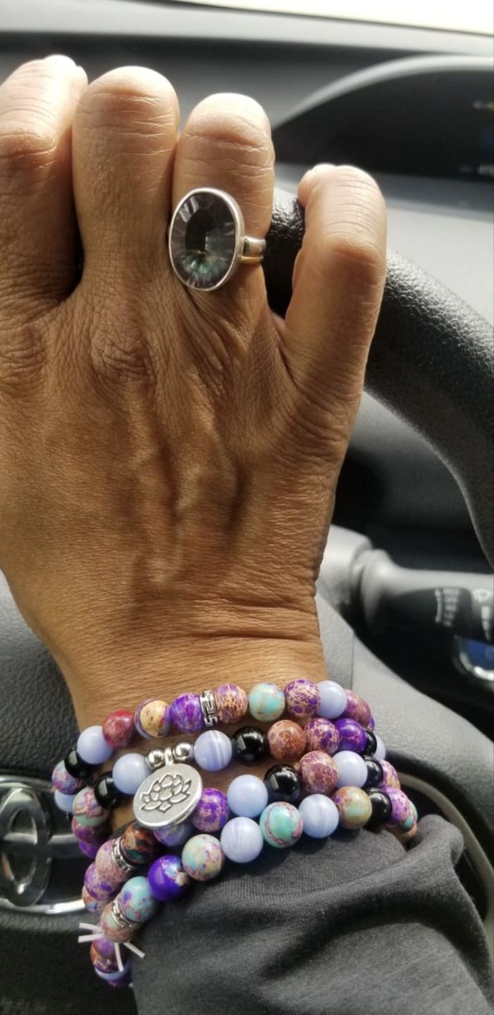 Customer photo review of Lilia Jaspis - Mala Kette