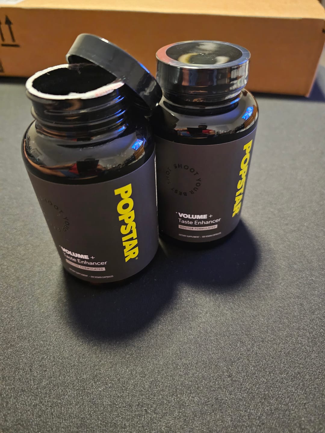 Customer photo review of Popstar Volume + Taste | 1 Month