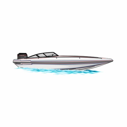 Customer photo review of Custom Digital Boat Artwork