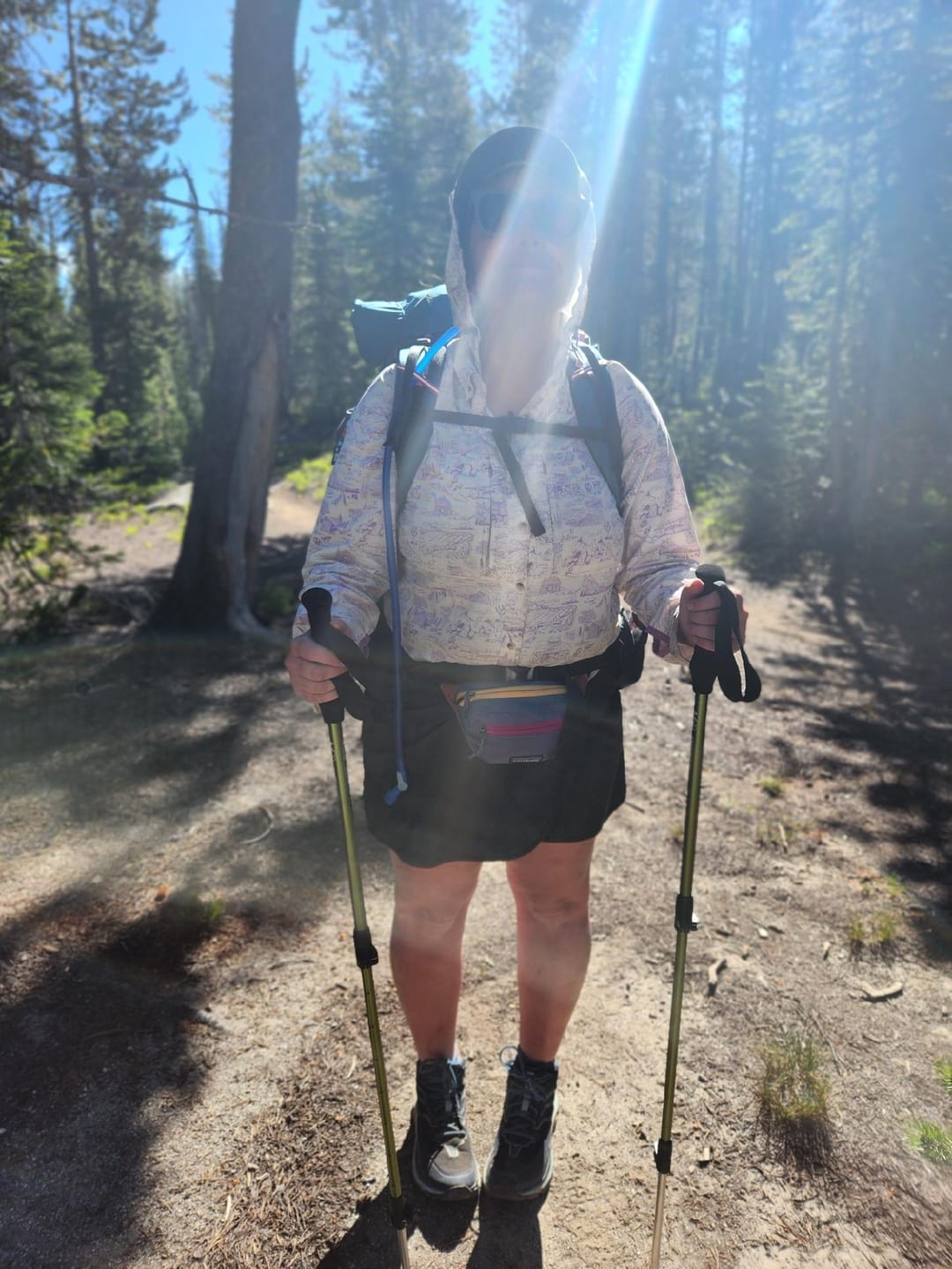Customer photo review of Mariposa 60 Backpack