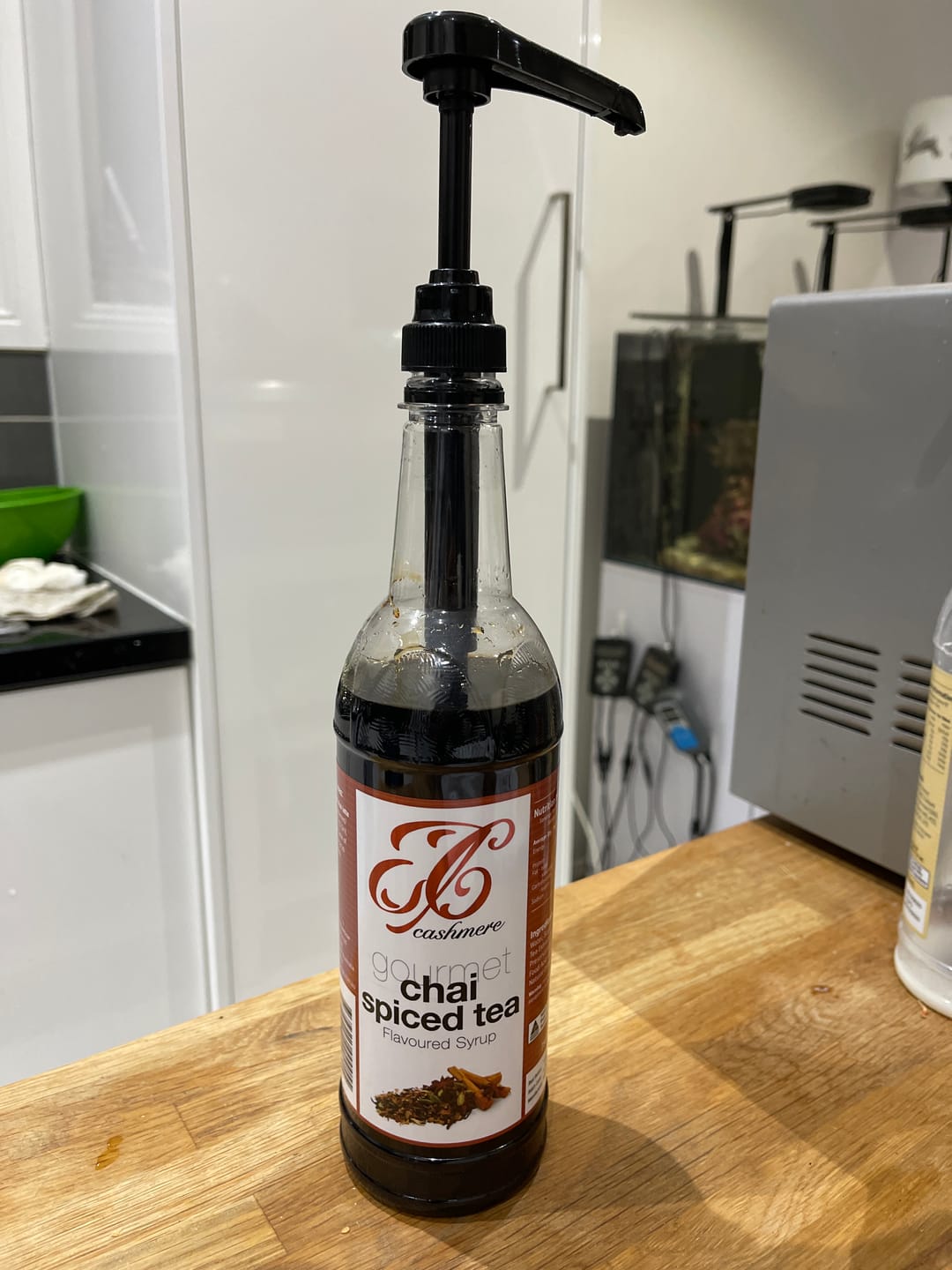 Customer photo review of Spiced Chai Syrup