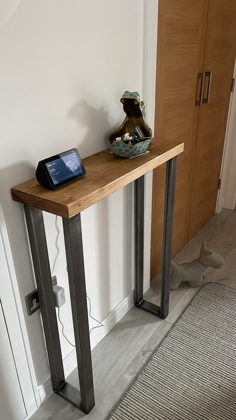 Customer photo review of Rustic Console Table | 22.5cm Depth