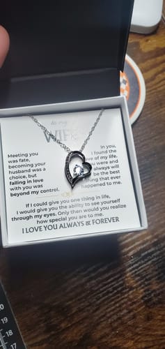 Customer photo review of To My Wife - I Love You Always & Forever - Gift Set - SS568