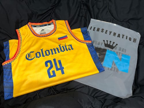 Customer photo review of Colombia Custom Basketball Jersey