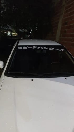 Customer photo review of Japanese Speedhunter Car Stickers