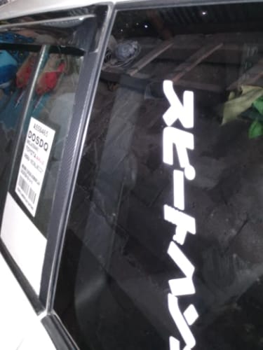 Customer photo review of Japanese Speed Syndicate Car Stickers