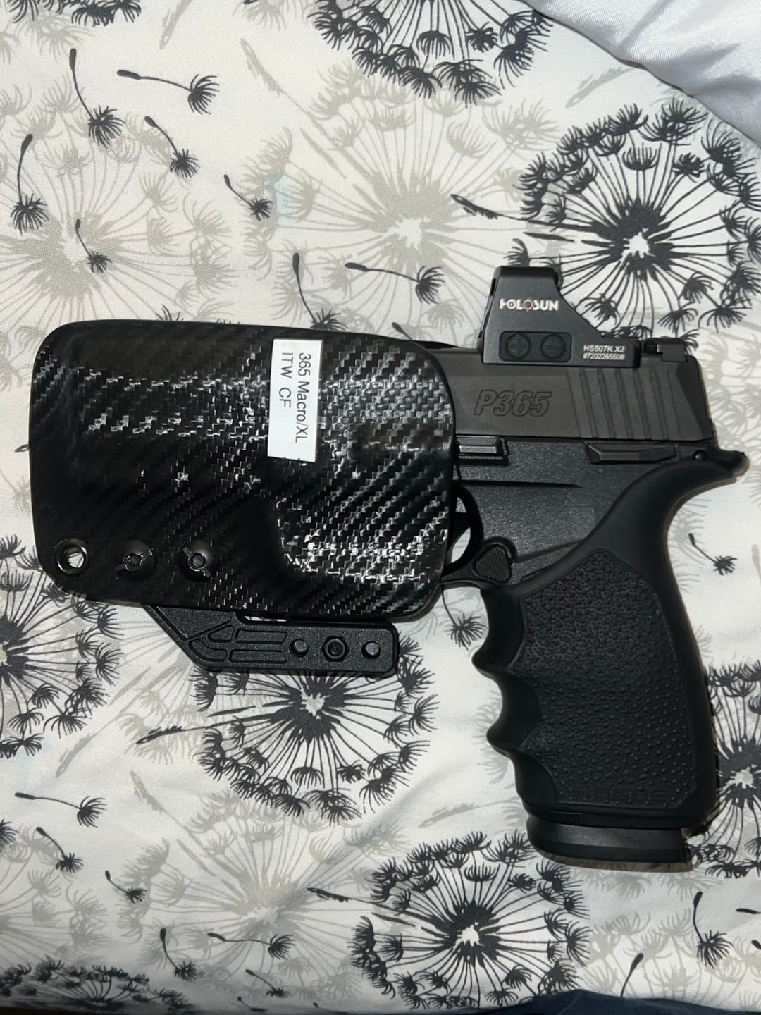 Customer photo review of Breakout 2.0 IWB Holster | Rapid Access, Complete Concealment, and All-Day Comfort.