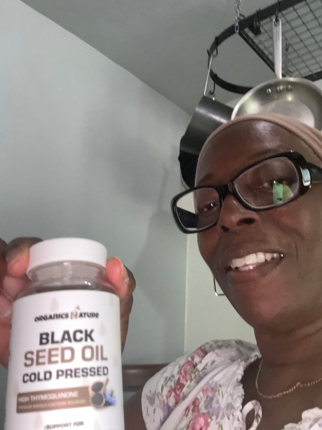Customer photo review of Cold Pressed Black Seed Oil - 5 Bottles