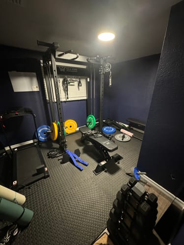 Customer photo review of MAJOR FITNESS All-In-One Home Gym Power Rack Package F22