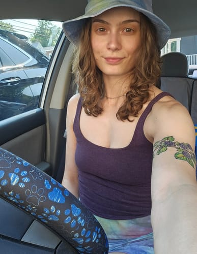 Customer photo review of Ruffled Shorties 'Iridescence'