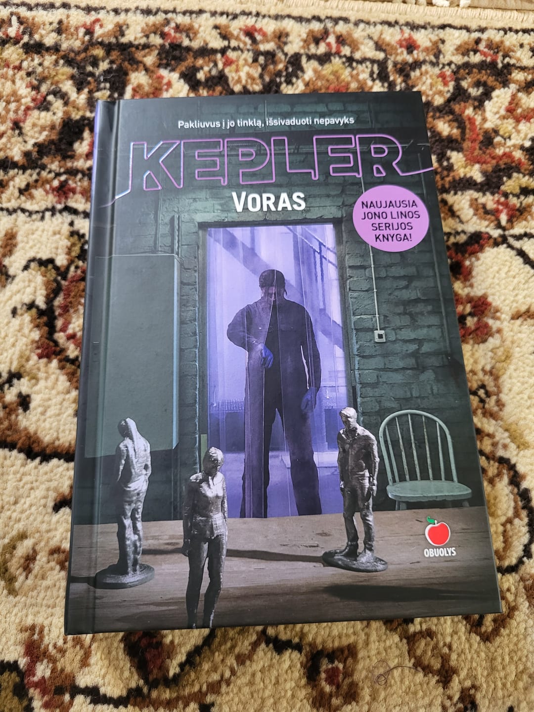 Customer photo review of Voras: Lars Kepler 9-asis detektyvas: pakliuvus į jo tinklą, išsivaduoti nepavyks...