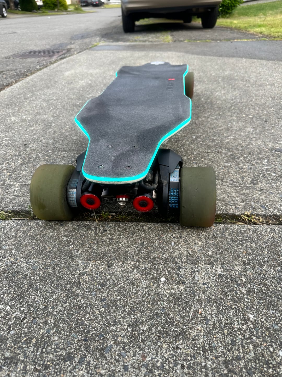 Customer photo review of Grip Tape for Backfire Boardsade