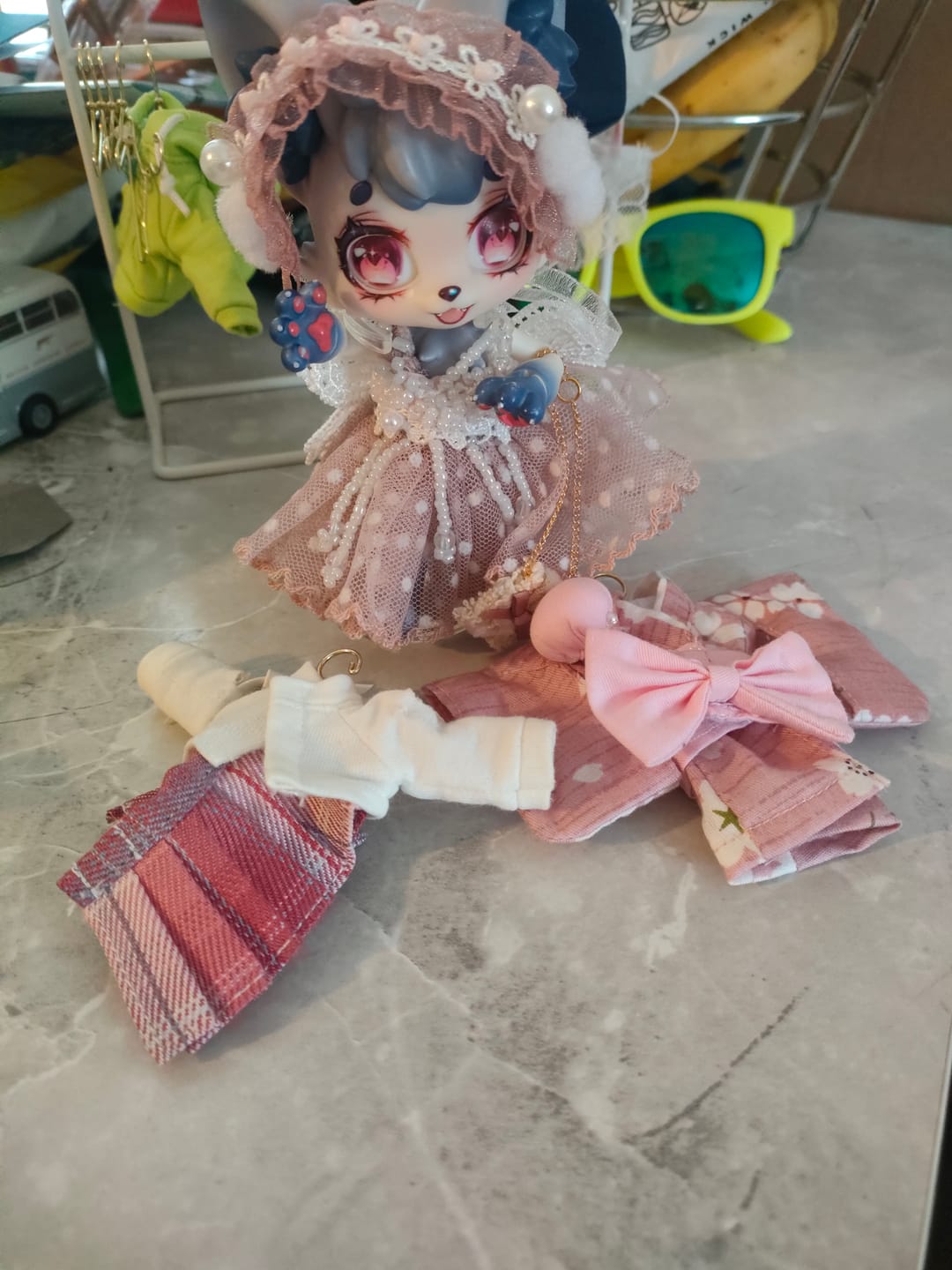Customer photo review of BJD Figure Clothes Lucky Bag